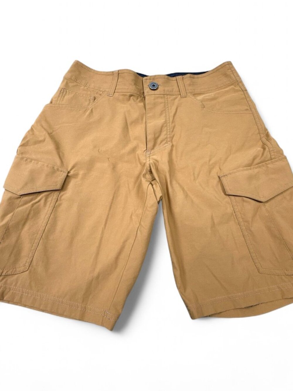 Kühl Cargo Shorts Men's Size 30 Tan Khaki Nylon Relaxed Fit Pre-Owned